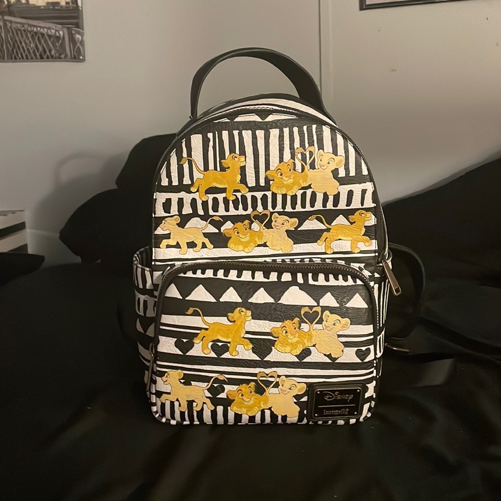 SOLD Disney Lion King Loungefly mini backpack